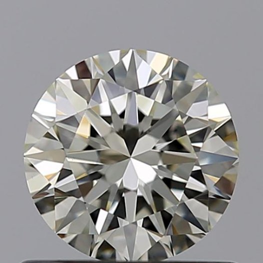 0.58ct K VVS1 Rare Carat Ideal Cut Round Diamond