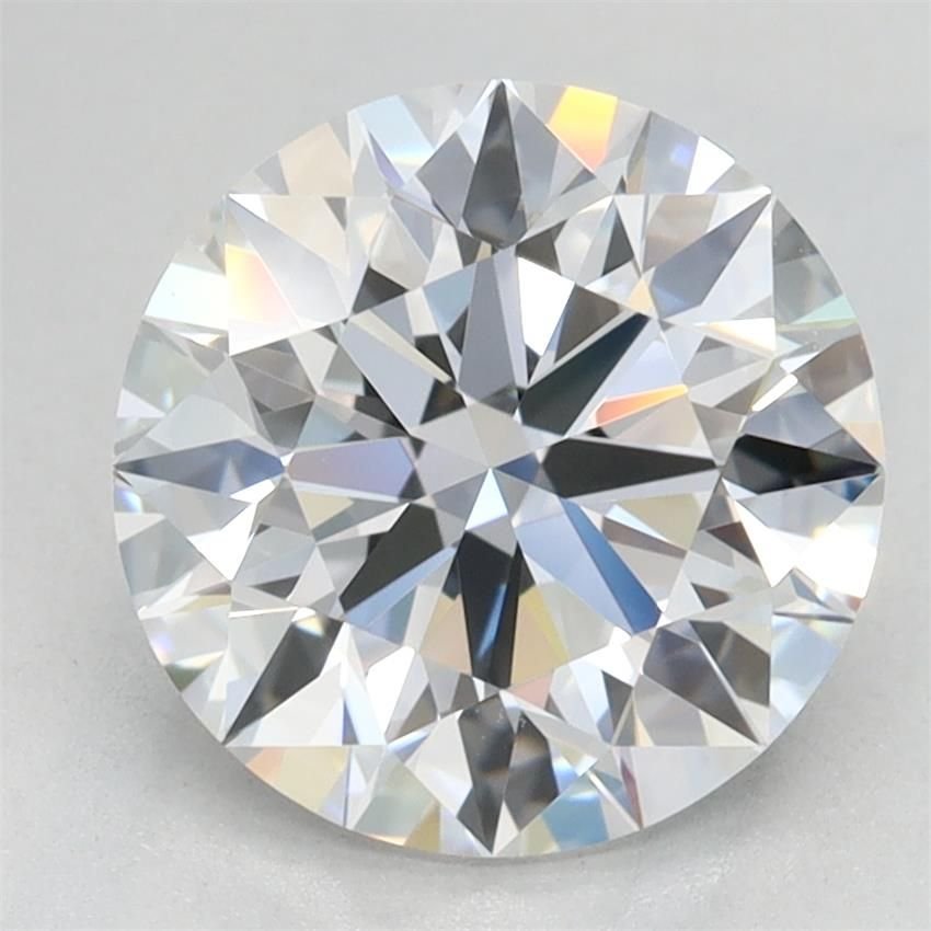 2.42ct D IF Rare Carat Ideal Cut Round Lab Grown Diamond