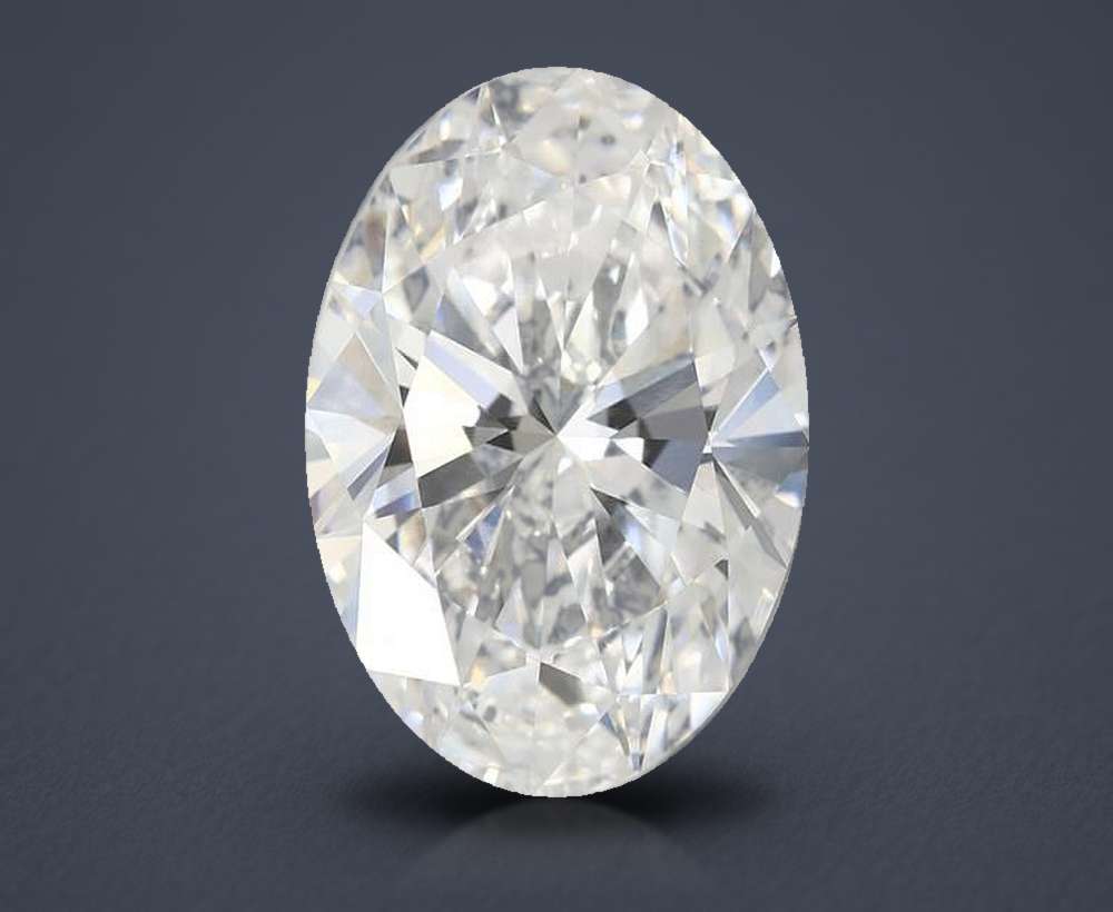 7.08 Carat Oval Lab Diamond