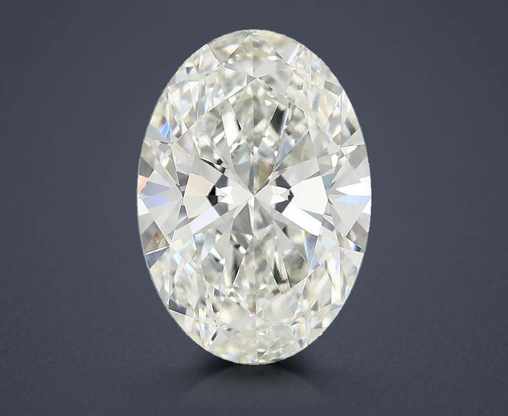 3.82 Carat Oval Lab Diamond