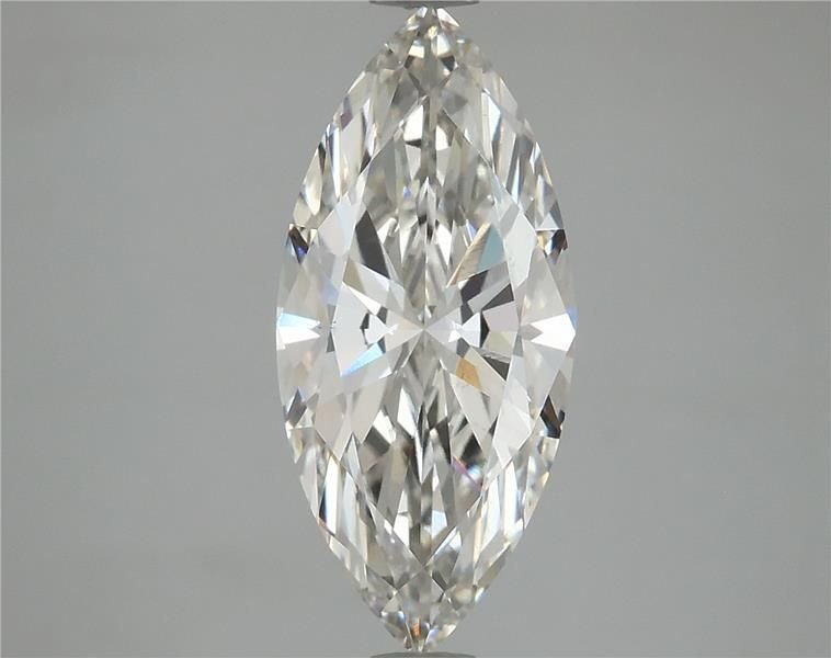 2.66ct H VS1 Rare Carat Ideal Cut Marquise Lab Grown Diamond