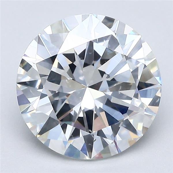 2.72ct F SI1 Very Good Cut Round Diamond