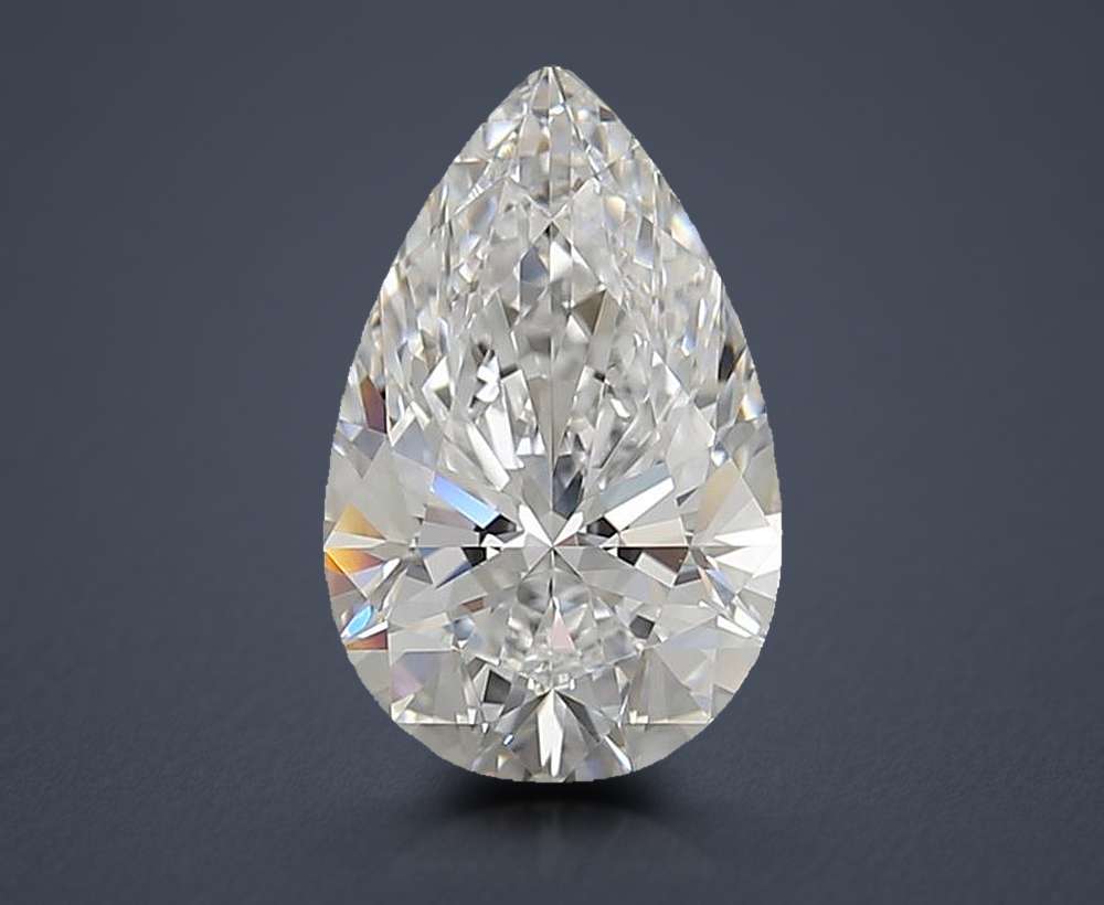 2.00 Carat Pear Lab Diamond