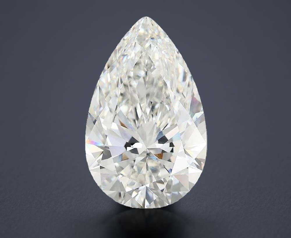 6.71 Carat Pear Lab Diamond