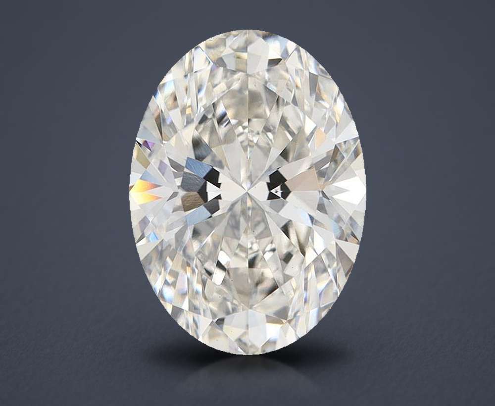 4.58 Carat Oval Lab Diamond