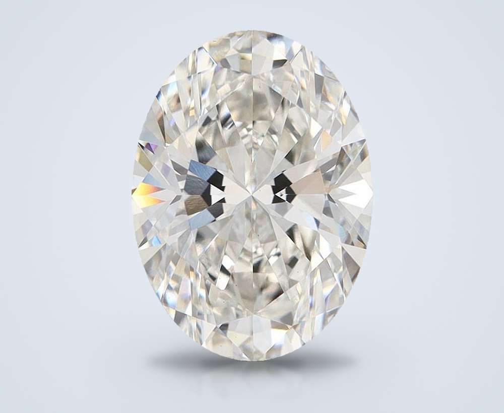 4.58 Carat Oval Lab Diamond