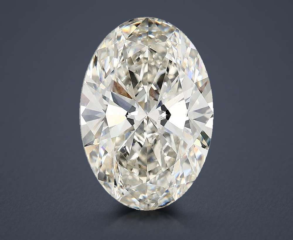 3.96 Carat Oval Lab Diamond