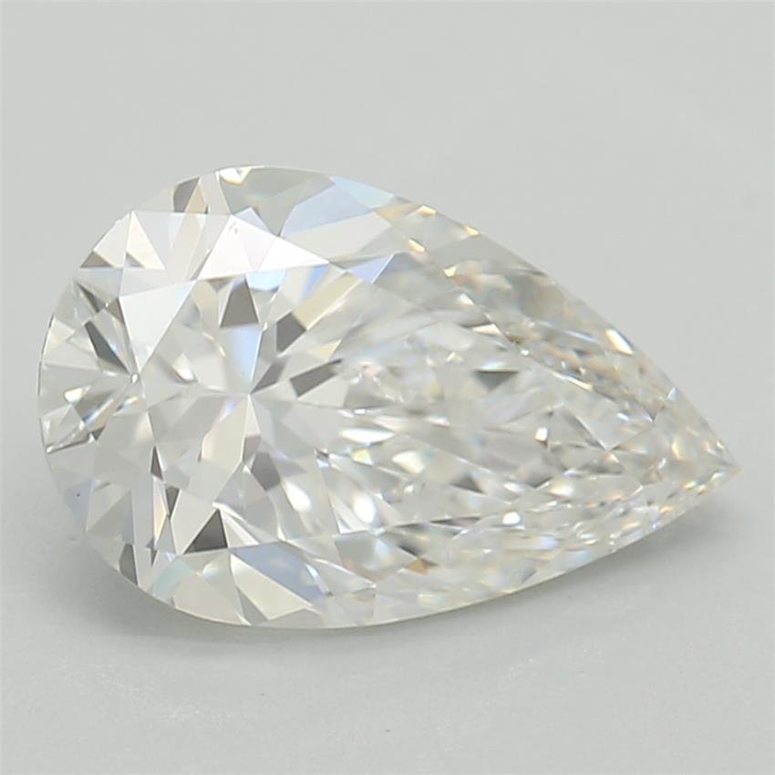 1.07ct E VVS2 Rare Carat Ideal Cut Pear Lab Grown Diamond