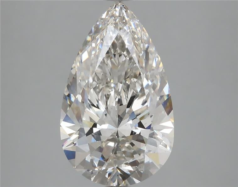 2.88ct H VS1 Rare Carat Ideal Cut Pear Lab Grown Diamond