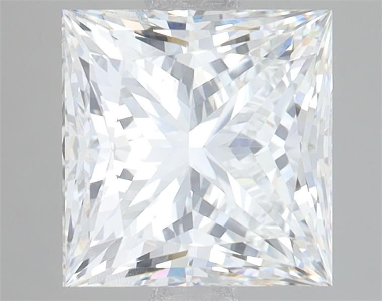 2.96ct E VS1 Rare Carat Ideal Cut Princess Lab Grown Diamond