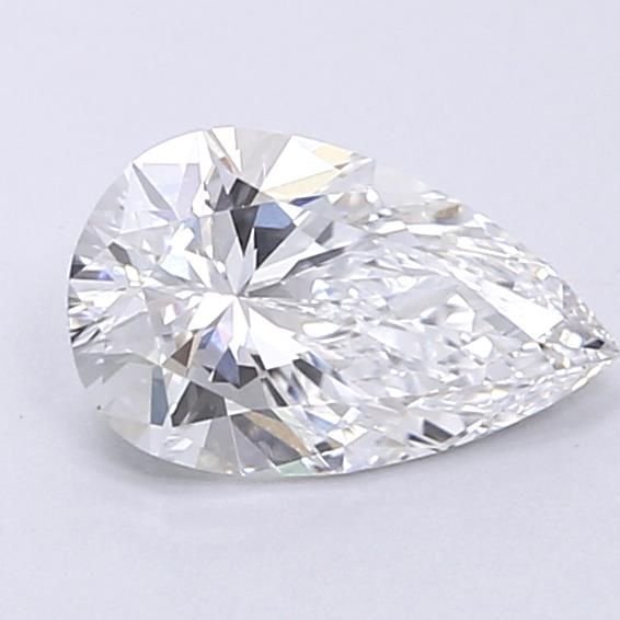 0.96ct E VVS2 Rare Carat Ideal Cut Pear Lab Grown Diamond