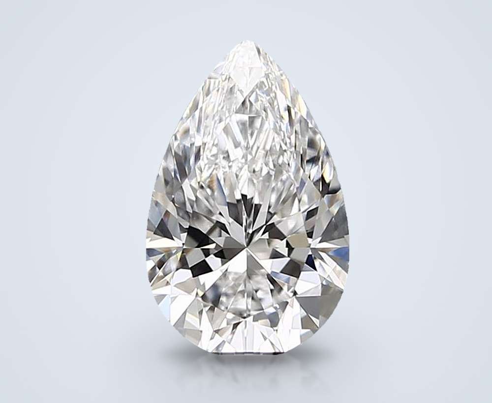 2.00 Carat Pear Lab Diamond