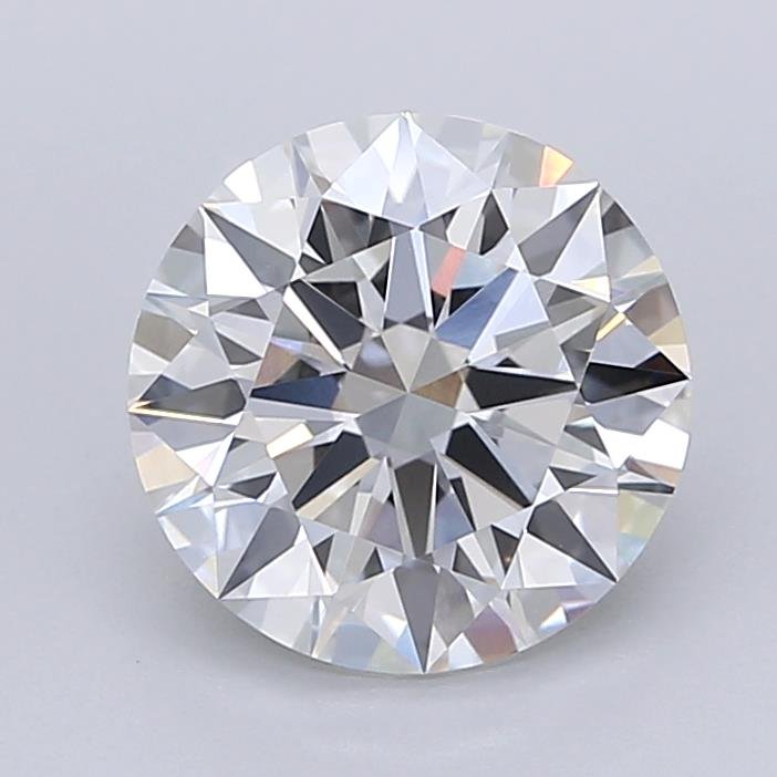 2.52ct E VVS1 Rare Carat Ideal Cut Round Lab Grown Diamond