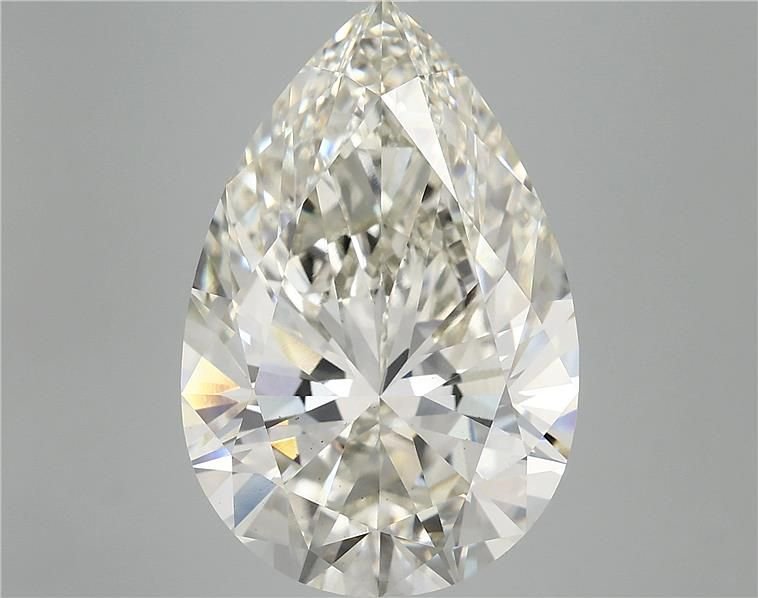10.76ct I VS2 Rare Carat Ideal Cut Pear Lab Grown Diamond