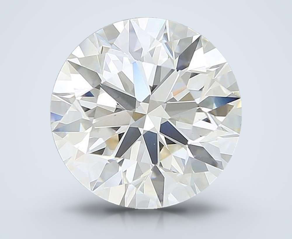 5.74 Carat Round Lab Diamond