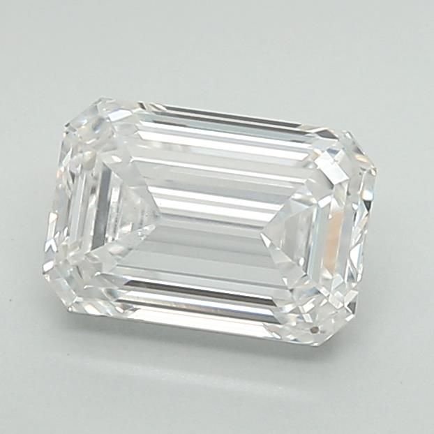 1.52ct E VS2 Rare Carat Ideal Cut Emerald Lab Grown Diamond