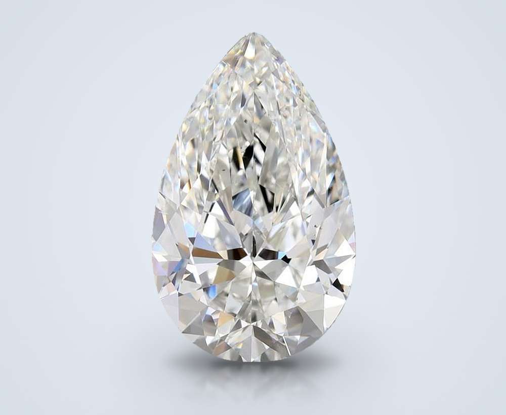 4.01 Carat Pear Natural Diamond