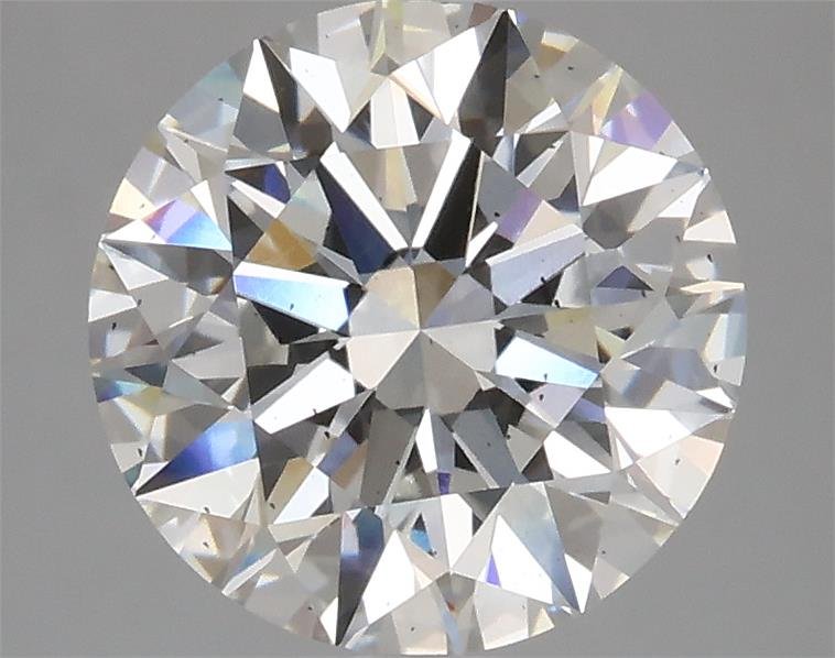 3.07ct F SI1 Excellent Cut Round Lab Grown Diamond