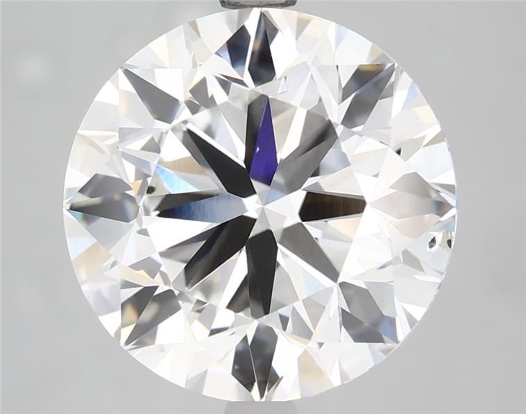 6.02ct F SI1 Excellent Cut Round Lab Grown Diamond