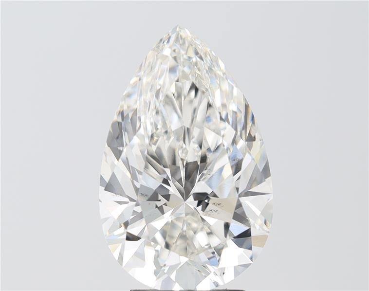 6.05ct G SI1 Rare Carat Ideal Cut Pear Lab Grown Diamond