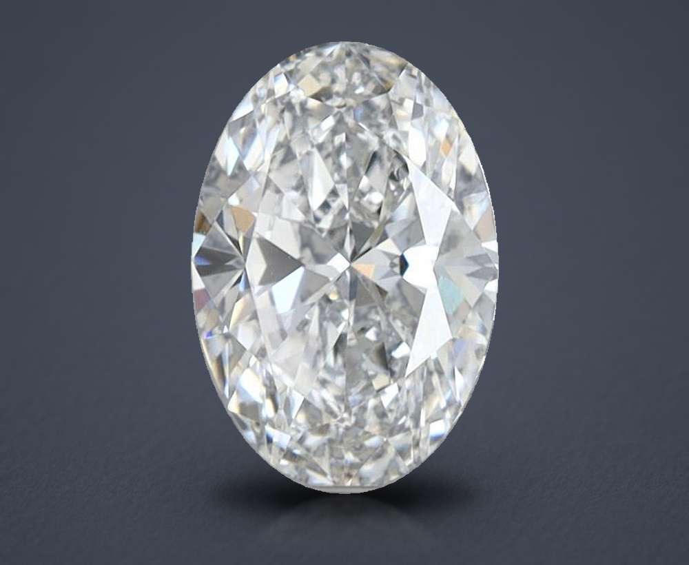 1.54 Carat Oval Lab Diamond