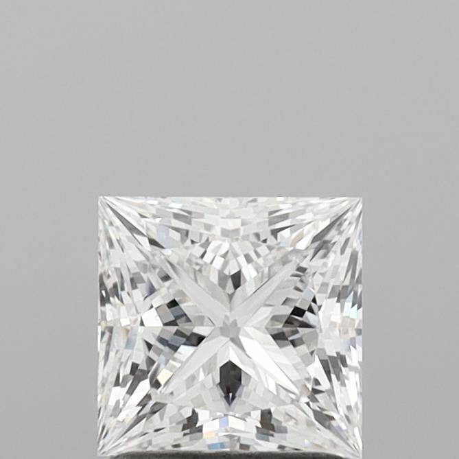 1.50ct D VVS2 Rare Carat Ideal Cut Princess Lab Grown Diamond