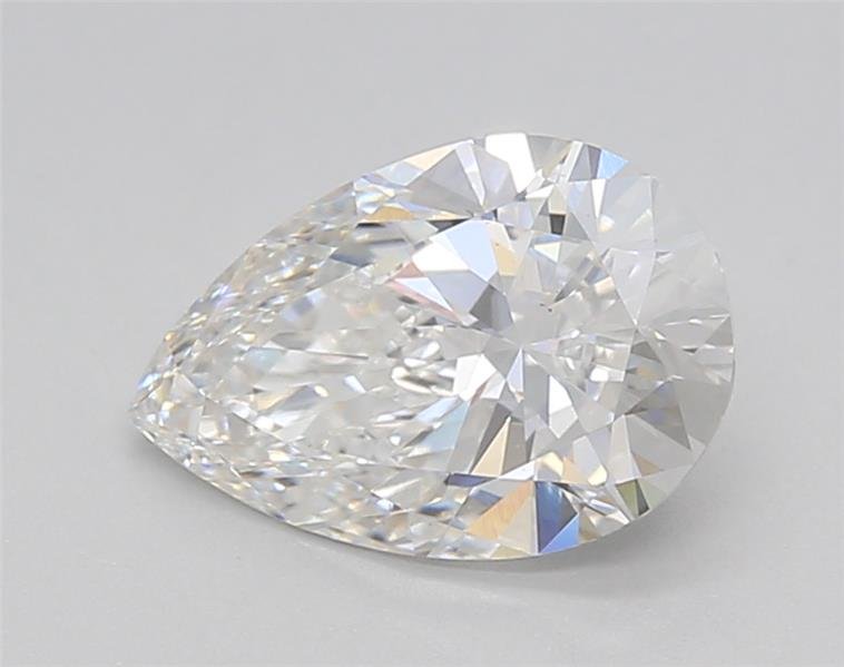 1.52ct E VS1 Rare Carat Ideal Cut Pear Lab Grown Diamond