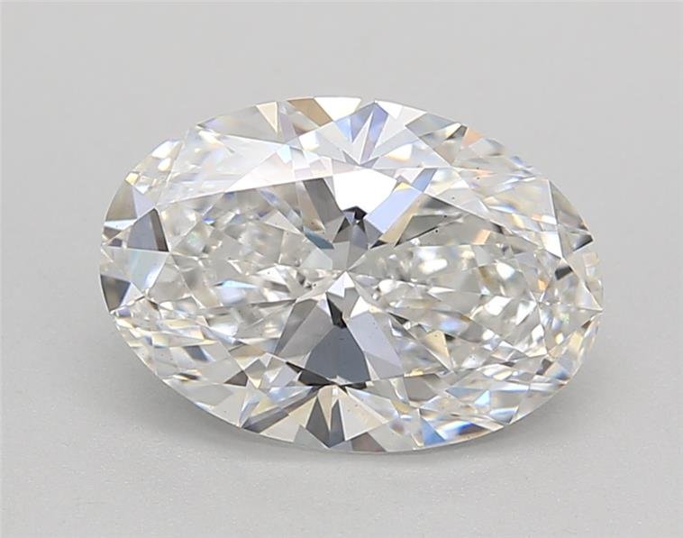 2.09ct F VS1 Rare Carat Ideal Cut Oval Lab Grown Diamond