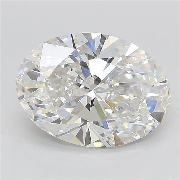 4.03ct F VS1 Rare Carat Ideal Cut Oval Lab Grown Diamond