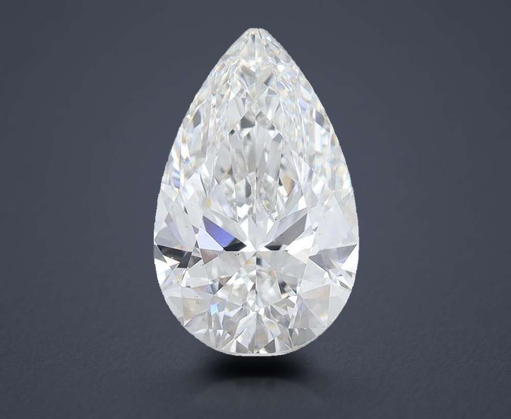 3.94 Carat Pear Lab Diamond