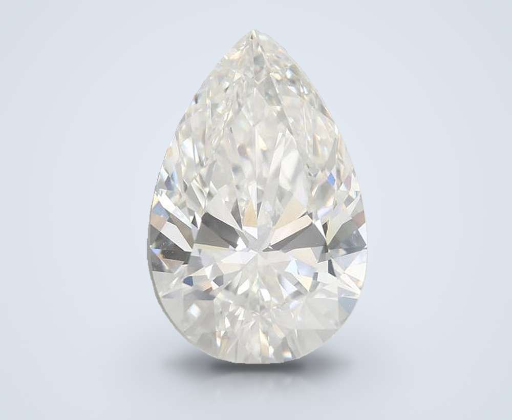 5.02 Carat Pear Lab Diamond