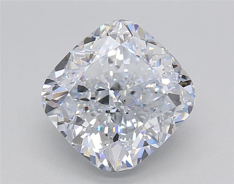 3.00ct F VS2 Rare Carat Ideal Cut Cushion Lab Grown Diamond