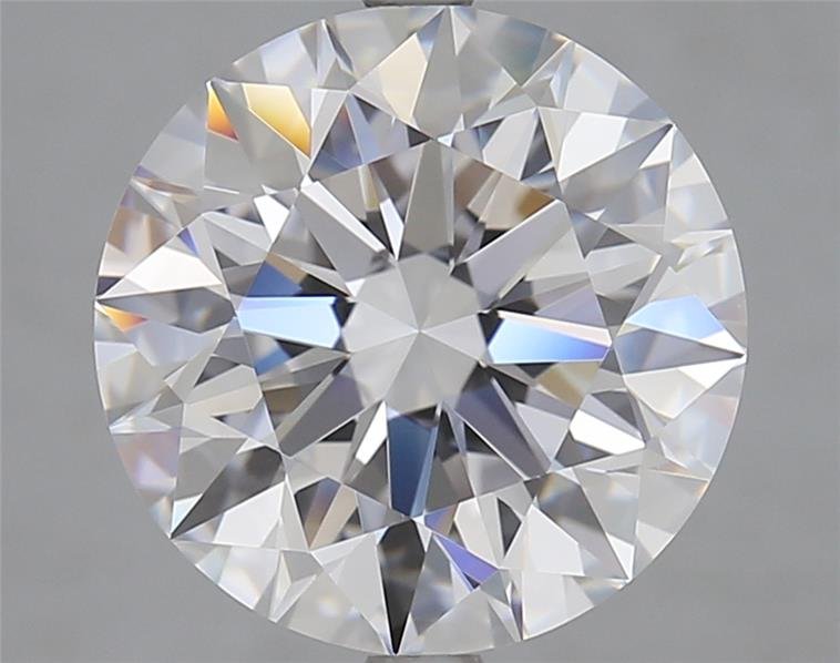 5.20ct D FL Rare Carat Ideal Cut Round Lab Grown Diamond