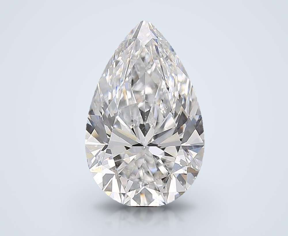 5.07 Carat Pear Natural Diamond