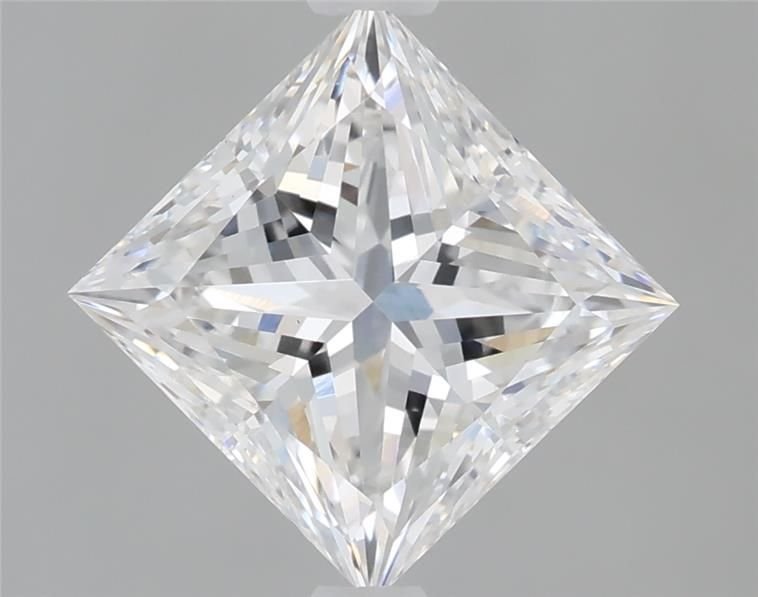 2.06ct E VVS2 Rare Carat Ideal Cut Princess Lab Grown Diamond