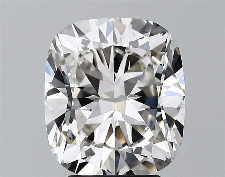 3.20ct J VS2 Rare Carat Ideal Cut Cushion Lab Grown Diamond