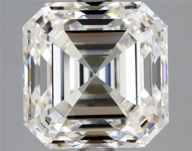3.50ct H VS2 Very Good Cut Asscher Diamond