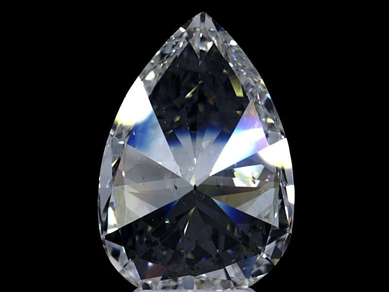 5.96ct E SI1 Very Good Cut Pear Diamond