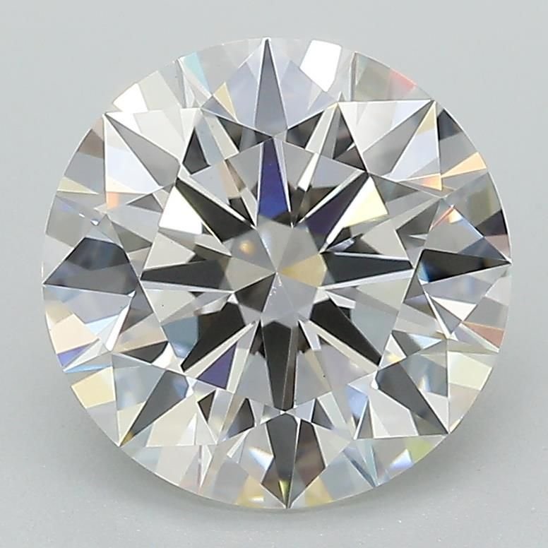 3.08ct E VS1 Rare Carat Ideal Cut Round Lab Grown Diamond