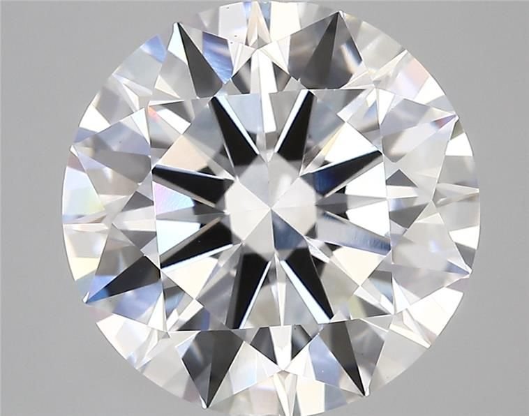 6.04 Carat Round Lab Diamond