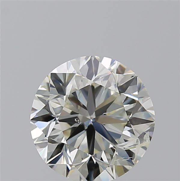 3.01ct J SI2 Very Good Cut Round Diamond
