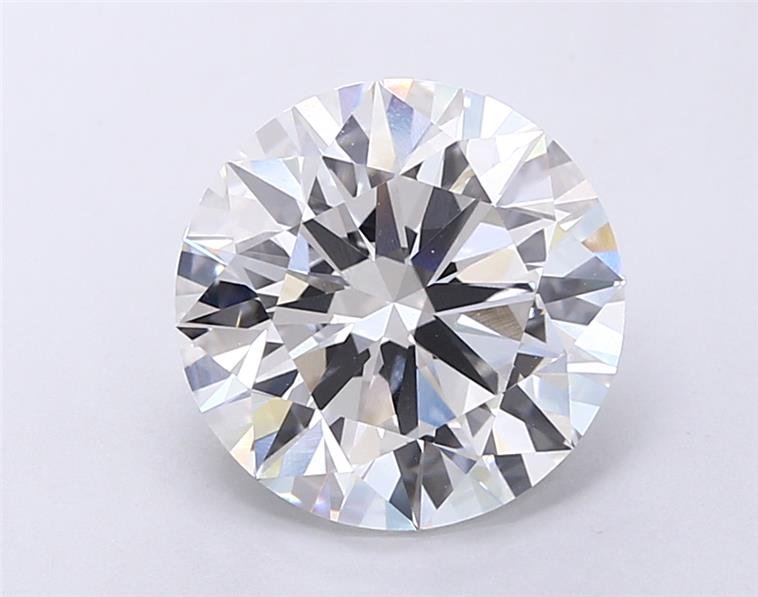 4.07ct E VVS2 Rare Carat Ideal Cut Round Lab Grown Diamond