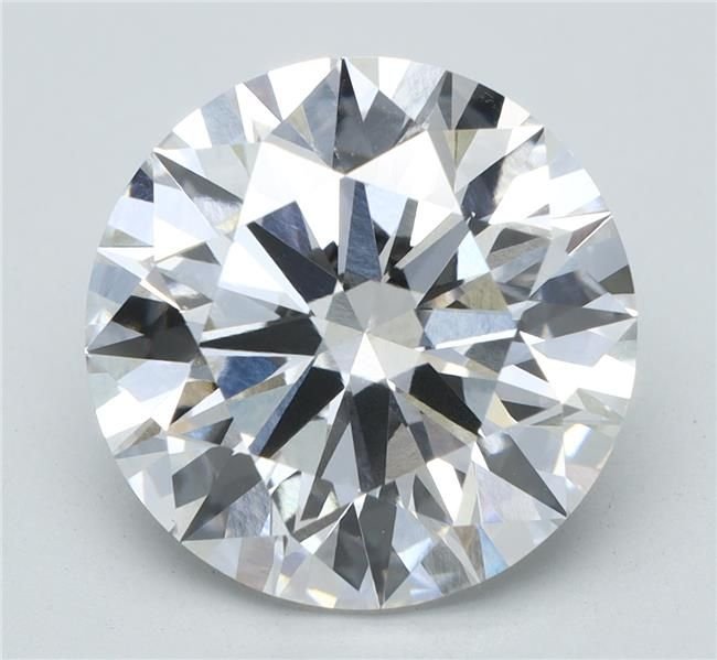 4.96ct H VVS2 Rare Carat Ideal Cut Round Lab Grown Diamond