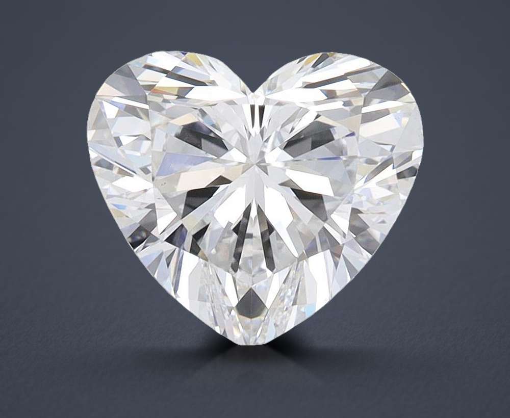 2.50 Carat Heart Lab Diamond