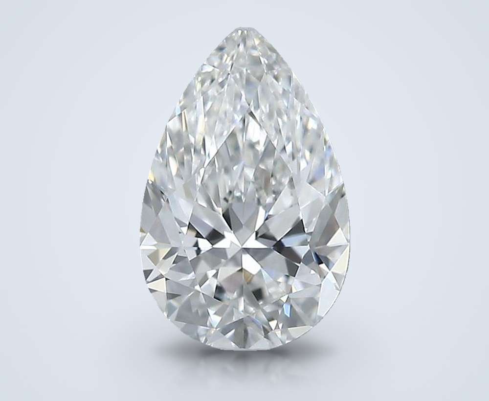 0.80 Carat Pear Natural Diamond