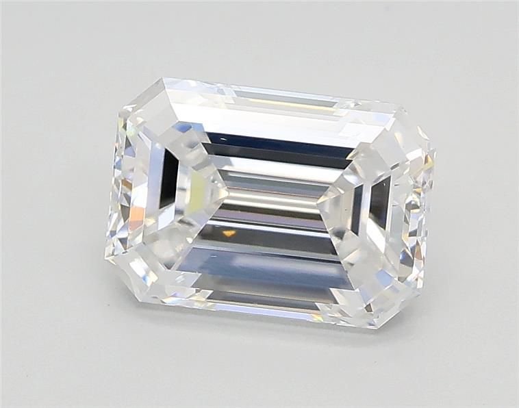 1.50ct D VS2 Rare Carat Ideal Cut Emerald Lab Grown Diamond