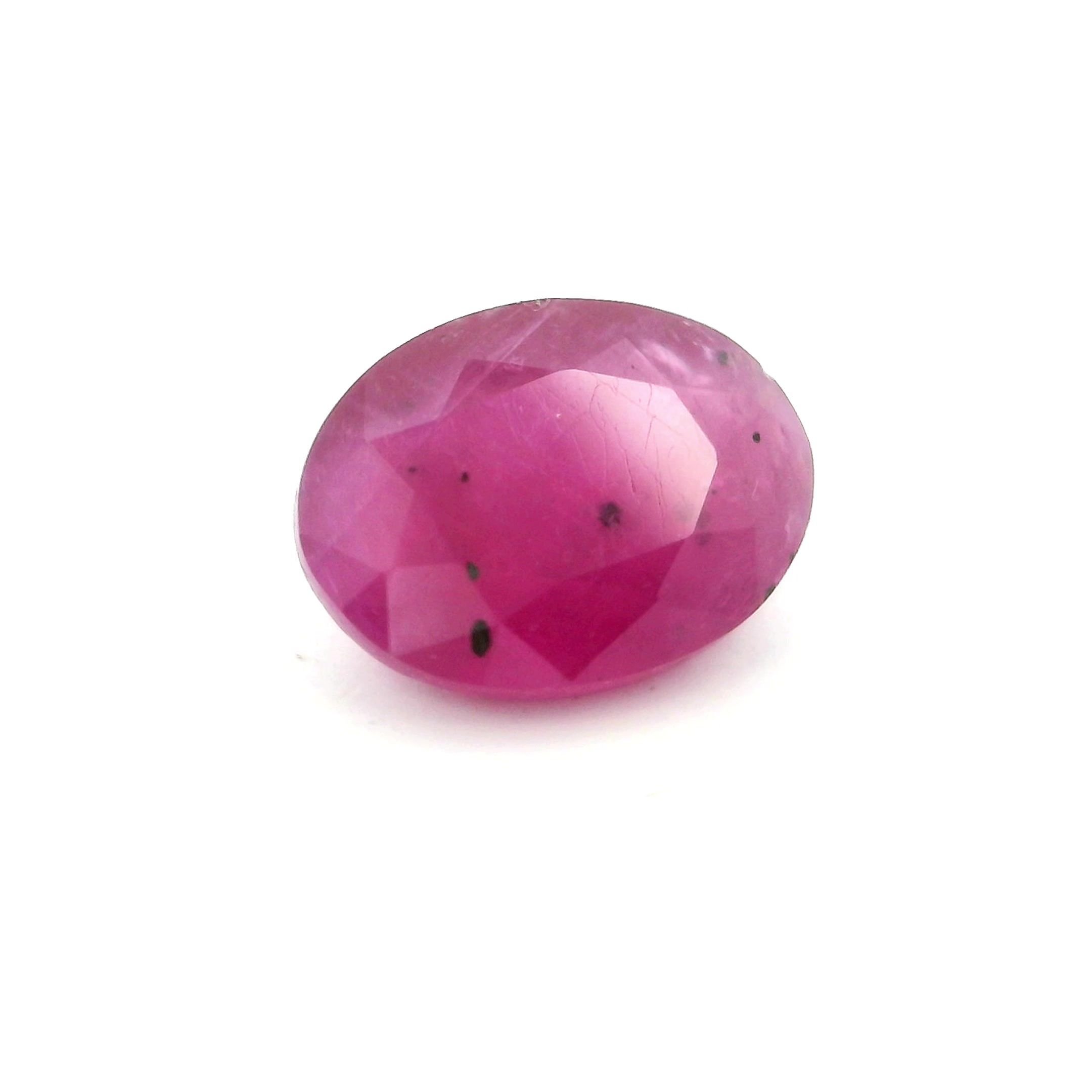 2.57 Carat Red Oval Ruby