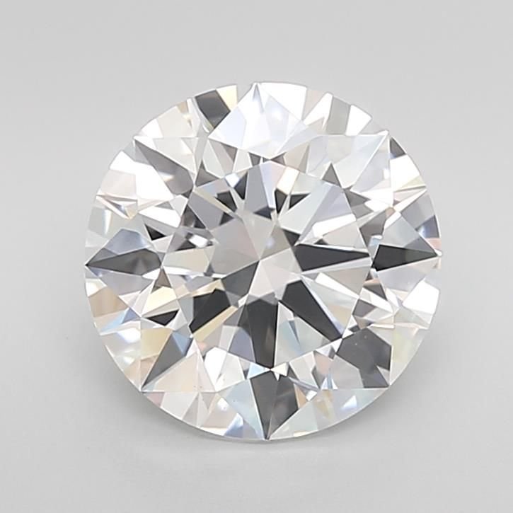 3.25ct D VVS2 Rare Carat Ideal Cut Round Lab Grown Diamond