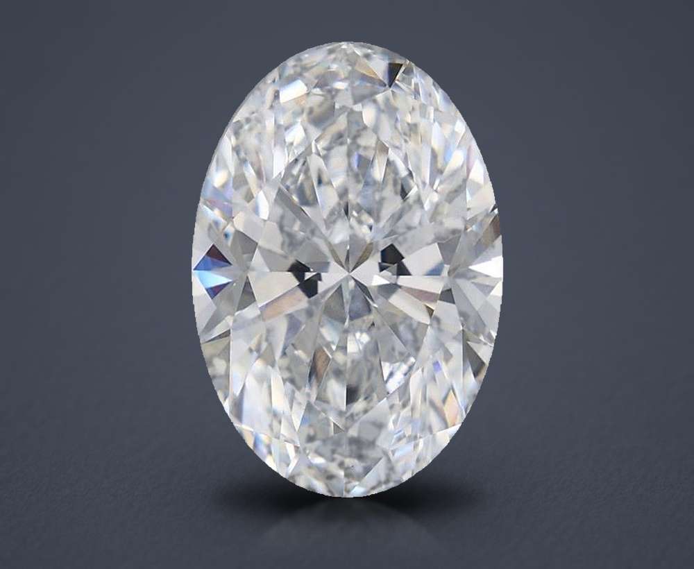 5.86 Carat Oval Lab Diamond