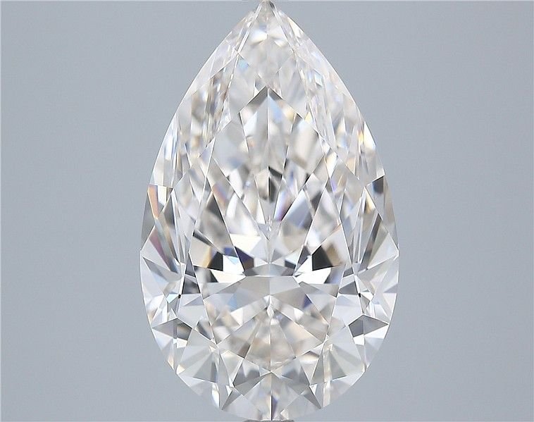 5.25ct I IF Rare Carat Ideal Cut Pear Diamond